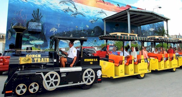 Conch Train Tour in Key West. See AboutFantasyFest.com