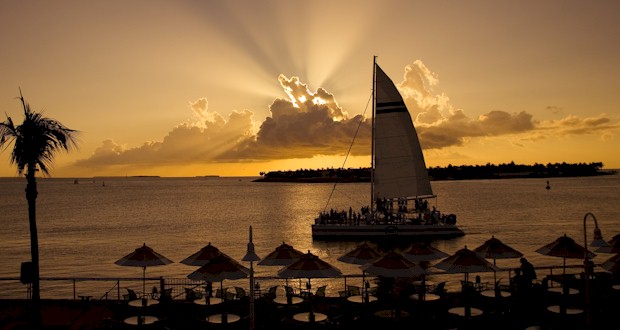 Beautiful Key West sunset. Laid back lifestyle of the Florida Keys. MORE: AboutFantasyFest.com