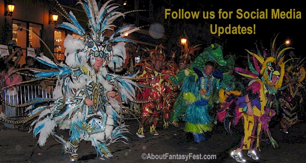 Colorful costumes during the Fantasy Fest Parade held the last Saturday of October.  MORE: AboutFantasyFest.com